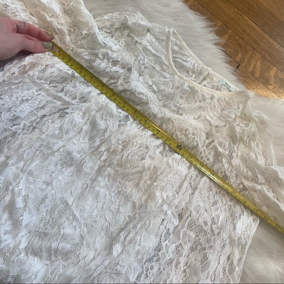 Urban Outfitters Kimchi Blue White Lace Babydoll Dress - Picture 6 of 7